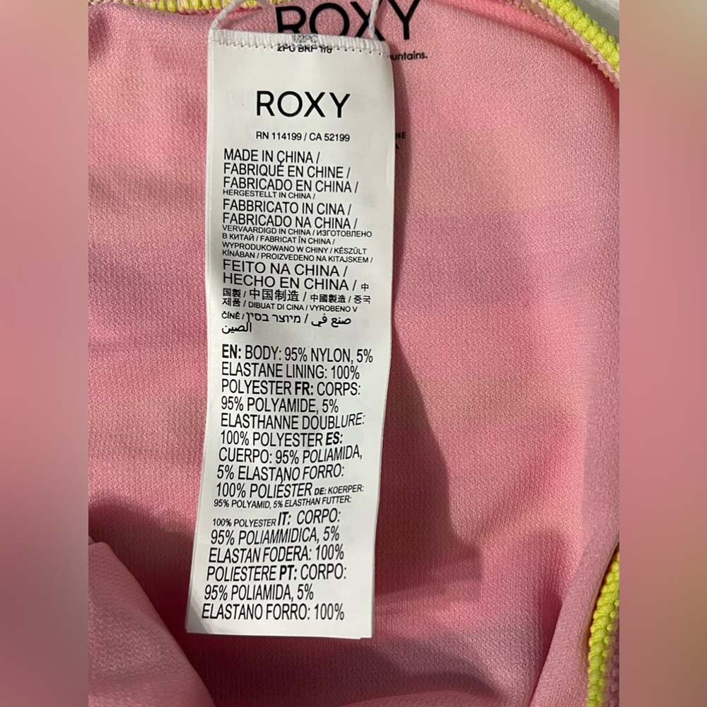 Roxy Juniors' Stripe Soul Bikini Bottoms Size:XL - NWT - Picture 4 of 7